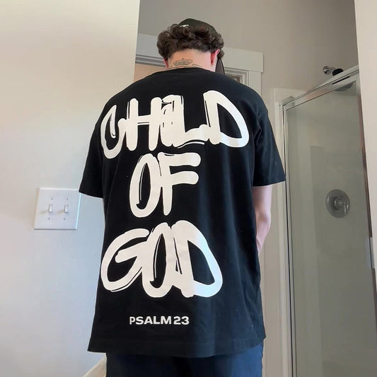 100% Cotton™️ Child Of God Print T-shirt