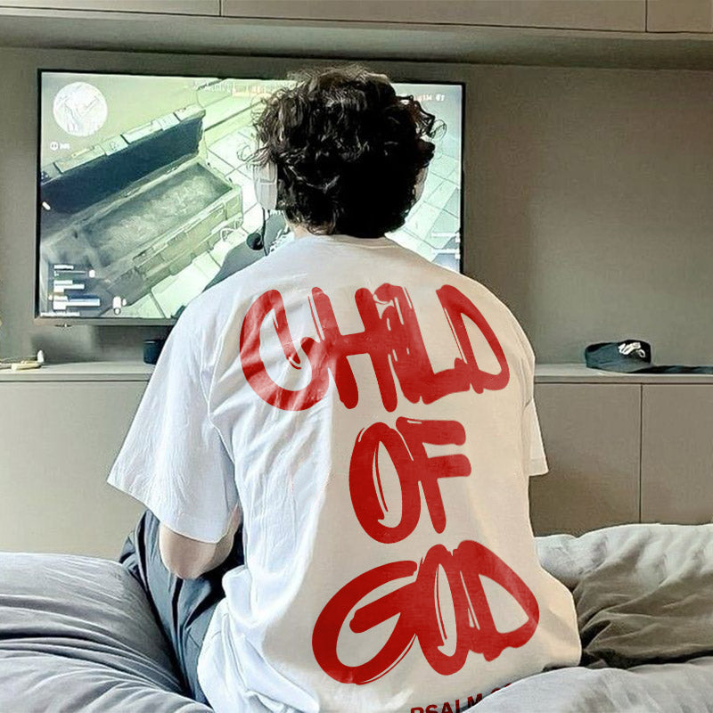 100% Cotton™️ Child Of God Print T-shirt