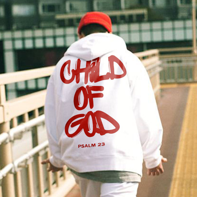 100% Cotton™️ Child Of God Print Hoodie