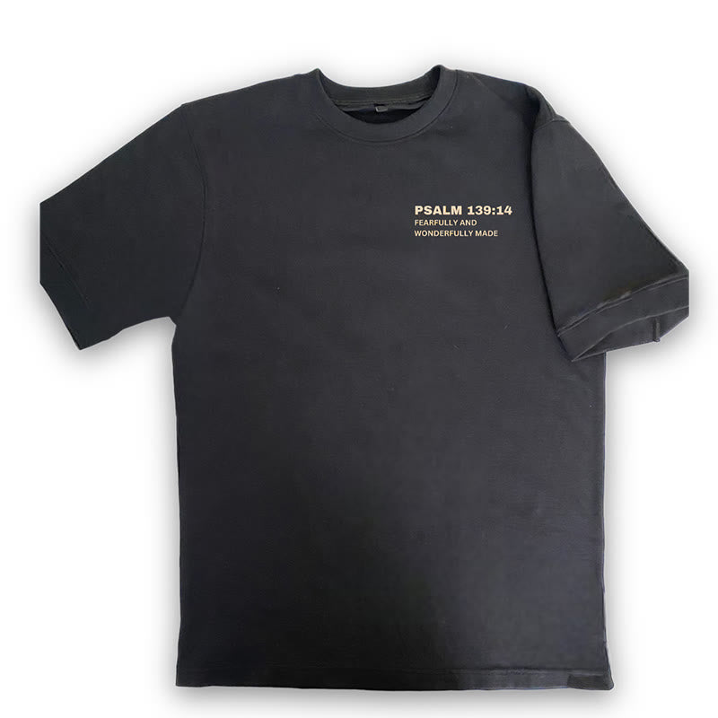 God's work.Psalm 139:14 Print Short Sleeve T-shirt