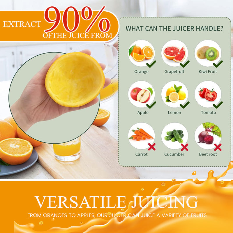 Automatic Separation Juicer, Electric Citrus Juicer, Portable Rechargeable Juicer Machines with USB Cable, Portable Juicer, Mini Multifunctional Fruit Squeezer