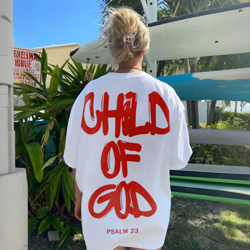 100% Cotton™️ Child Of God Print Women's T-shirt