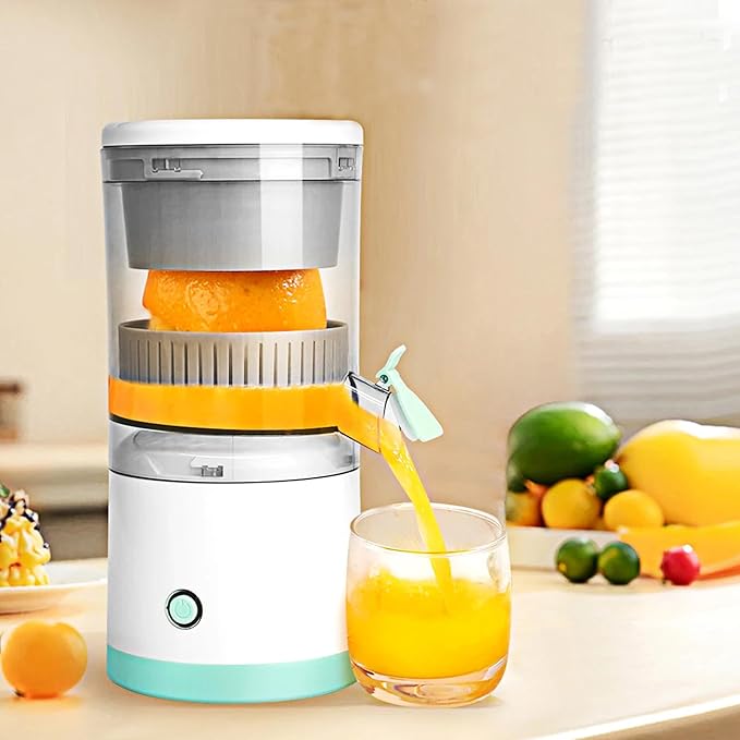 Automatic Separation Juicer, Electric Citrus Juicer, Portable Rechargeable Juicer Machines with USB Cable, Portable Juicer, Mini Multifunctional Fruit Squeezer