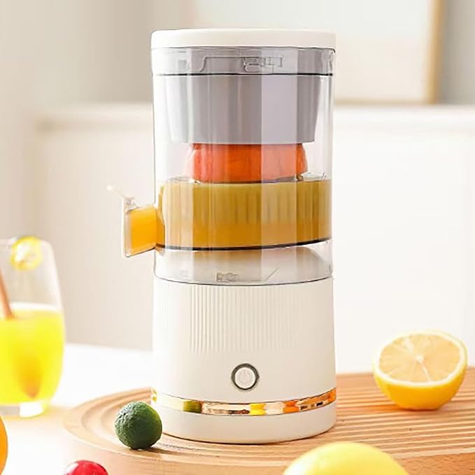 Automatic Separation Juicer, Electric Citrus Juicer, Portable Rechargeable Juicer Machines with USB Cable, Portable Juicer, Mini Multifunctional Fruit Squeezer