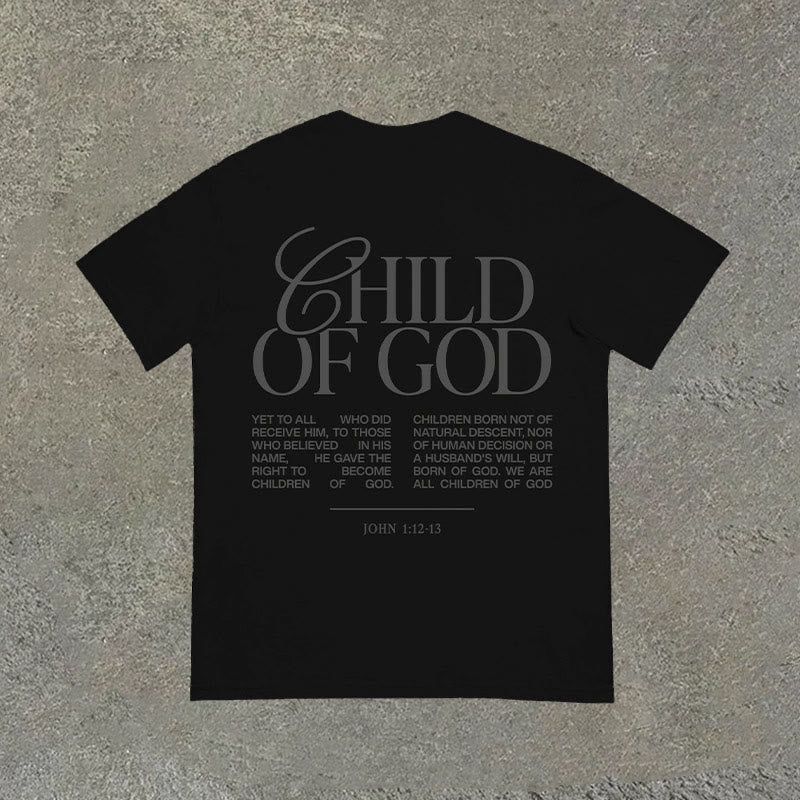Child Of God Print T-shirt