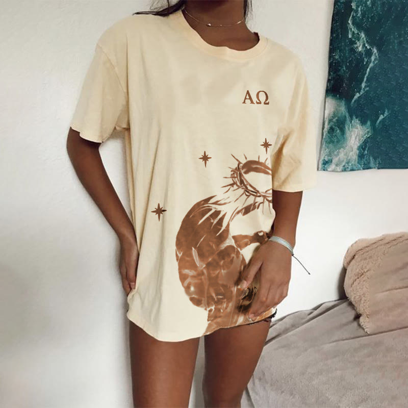 The Beginning And The End Print Women's T-shirt