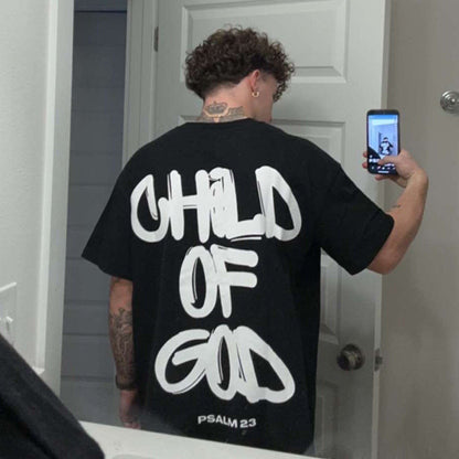 100% Cotton™️ Child Of God Print T-shirt