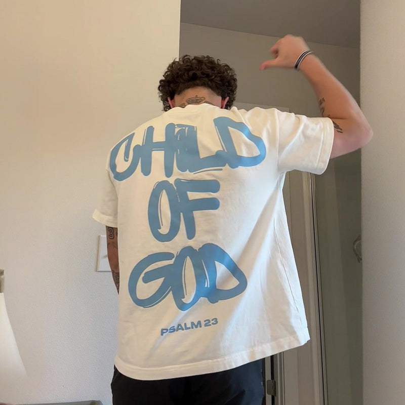 100% Cotton™️ Child Of God Print T-shirt