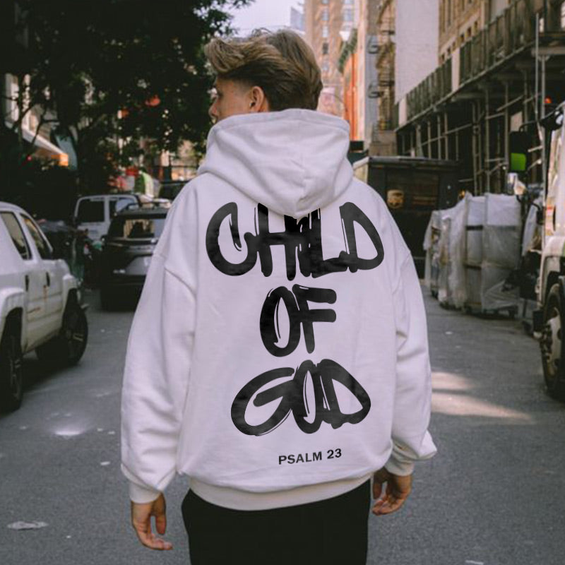 100% Cotton™️ Child Of God Print Hoodie