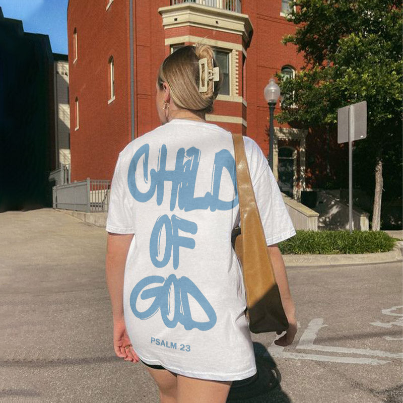 100% Cotton™️ Child Of God Print Women's T-shirt