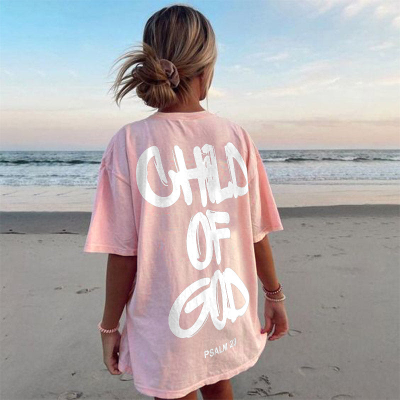 100% Cotton™️ Child Of God Print Women's T-shirt