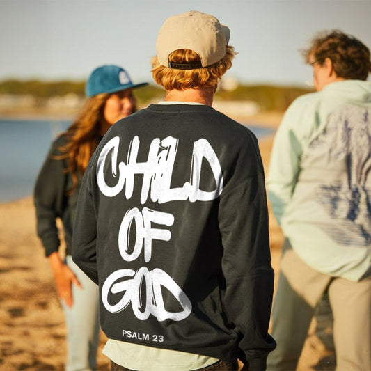 100% Cotton™️ Child Of God Print Sweatshirt