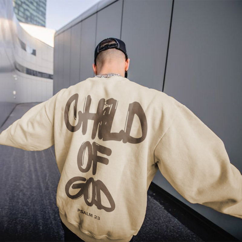 100% Cotton™️ Child Of God Print Sweatshirt