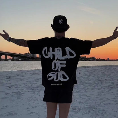 100% Cotton™️ Child Of God Print T-shirt