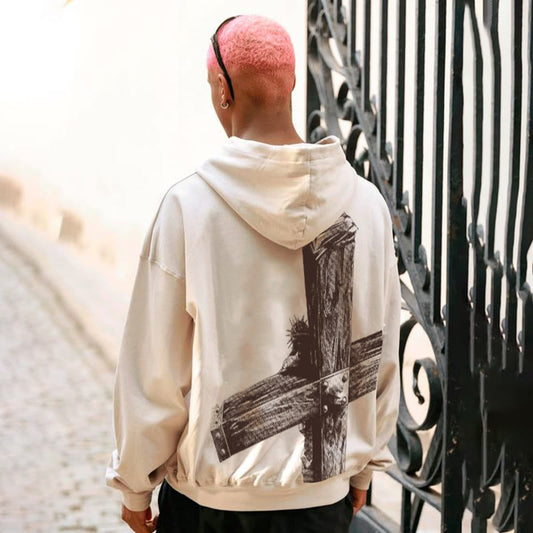 Jesus Saves Print Hoodie