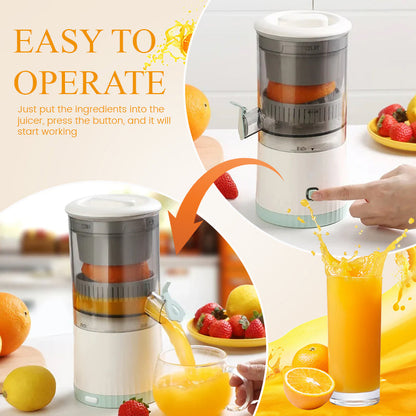 Automatic Separation Juicer, Electric Citrus Juicer, Portable Rechargeable Juicer Machines with USB Cable, Portable Juicer, Mini Multifunctional Fruit Squeezer