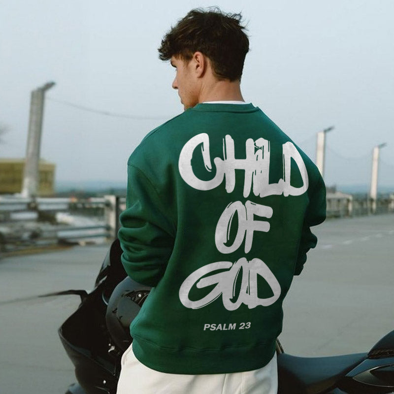 100% Cotton™️ Child Of God Print Sweatshirt