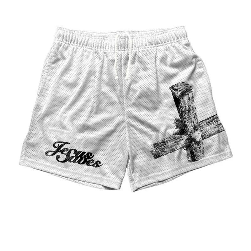 Zeus Saves Print Causal Shorts