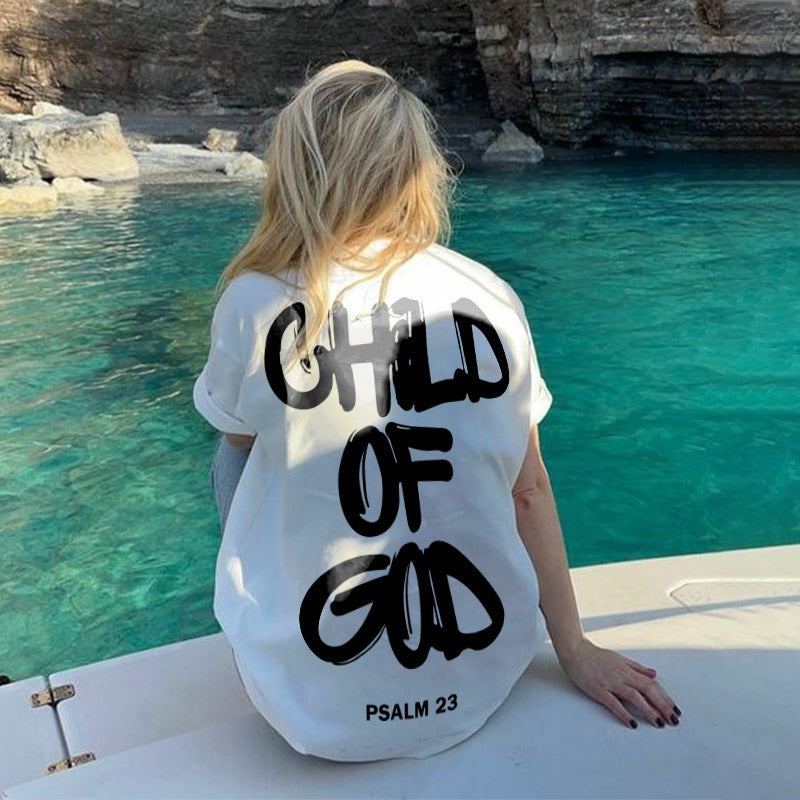 100% Cotton™️ Child Of God Print Women's T-shirt
