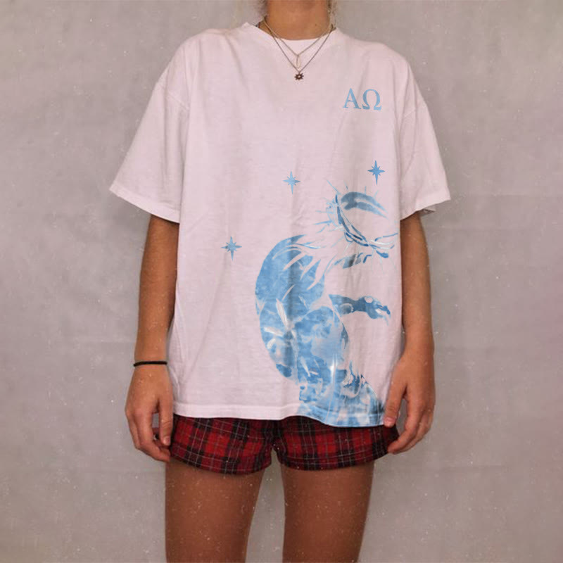 The Beginning And The End Print Women's T-shirt