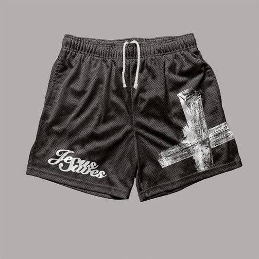 Zeus Saves Print Causal Shorts