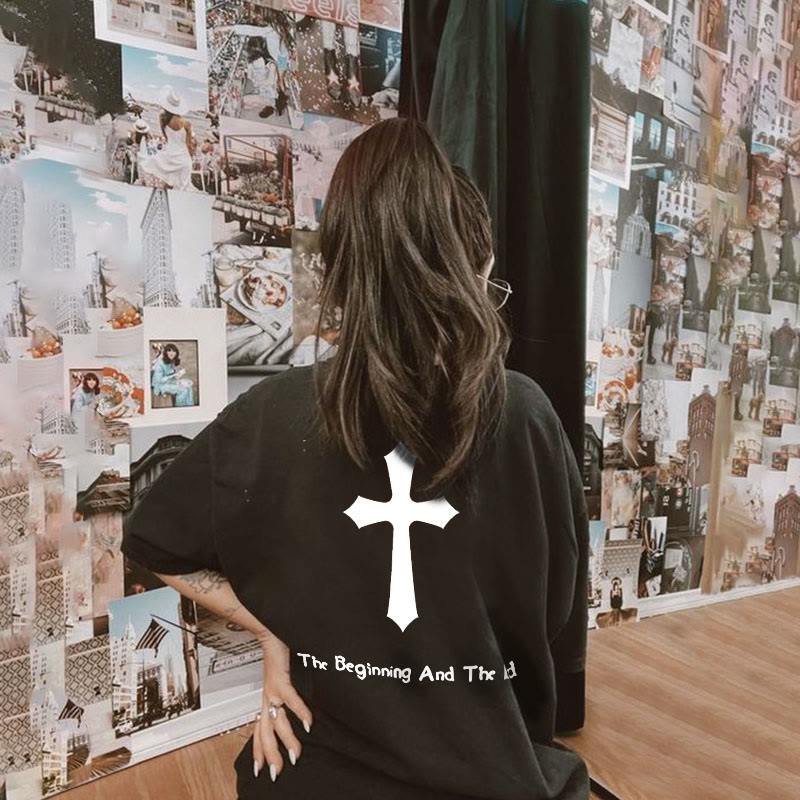 The Beginning And The End Print Women's T-shirt