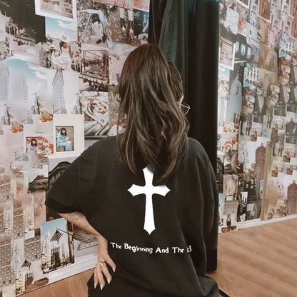 The Beginning And The End Print Women's T-shirt