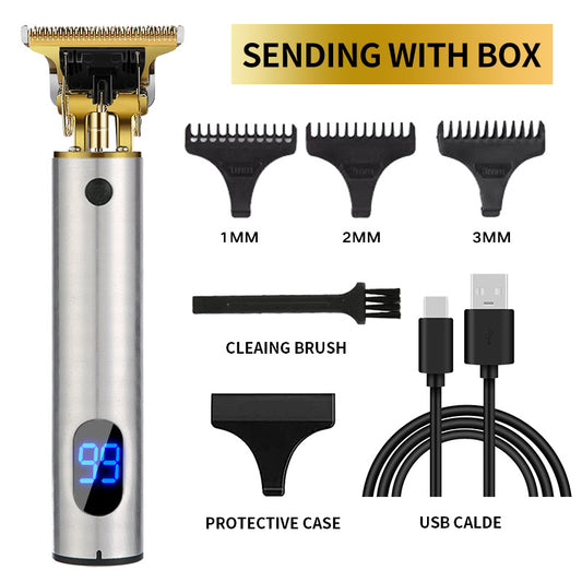 Silver LCD - Barber Knight Professional Hair Trimmer