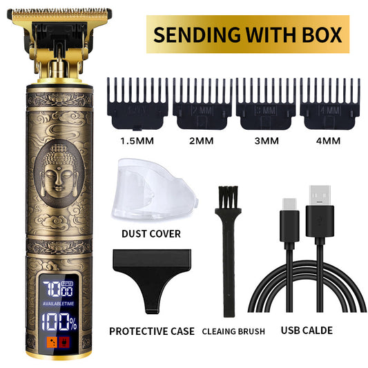 Premium Buddha LCD - Barber Knight Professional Hair Trimmer