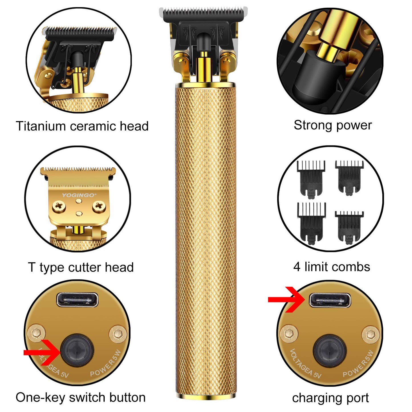 Barber Knight Professional Hair Trimmer 【BUY 2 GET Free Shipping】