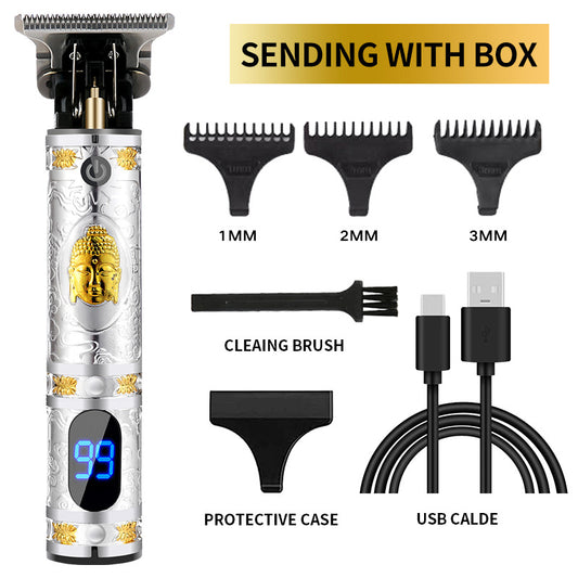 LCD Platinum Buddha - Barber Knight Professional Hair Trimmer